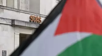 SOAS ve UCL Öğrencileri Filistin'e Destek İçin Gösteri Düzenledi
