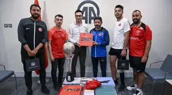 Ampute Futbol Milli Takımı AA'yı ziyaret etti