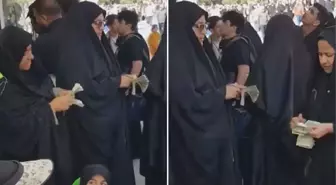 Görüntü infial yarattı! Cumhurbaşkanlığından Suriyelilere para dağıtıldığı iddiasına yalanlama