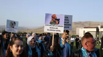 Siirt Üniversitesi Mezuniyet Töreninde Filistin Halkına Destek