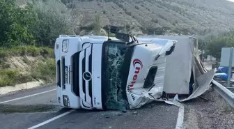 Sivas'ın Gürün ilçesinde trafik kazası: Sürücü ağır yaralandı