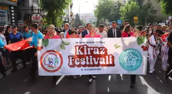 Tekirdağ'da 58. Uluslararası Kiraz Festivali Başladı