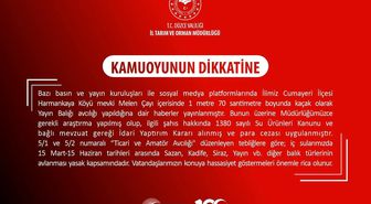 Üreticilere 'Zirai Don' Uyarısı