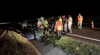 Nevşehir'de minibüs devrildi: 1 ölü, 1 yaralı