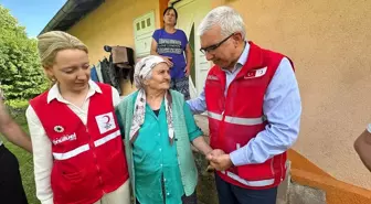 Türk Kızılay ve TDV, Bosna Hersek'teki ihtiyaç sahiplerine kurban eti dağıttı