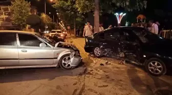 Samsun'un Bafra ilçesinde trafik kazası: 2 yaralı