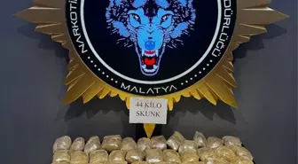 Malatya'da 44 kilogram sentetik uyuşturucu ile yakalanan 3 şüpheli tutuklandı