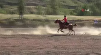 Dede Korkut diyarı Bayburt'ta festival tadında cirit şöleni yaşanıyor