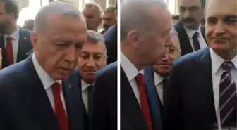 Kadın muhabirin ojeleri Cumhurbaşkanı Erdoğan'ı şaşırttı: Ben mi rüyadayım?