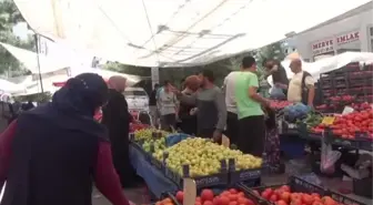 Mardin'de halk pazarında zamlara tepki