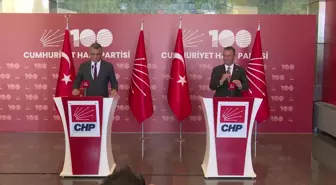 CHP Genel Başkanı Özgür Özel, KKTC CTP Genel Başkanı Tufan Erhürman ile Görüştü