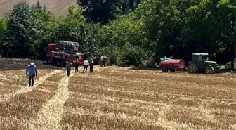 Kaynarca'da çıkan anız yangını mezarlığa sıçramadan söndürüldü