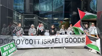 Dublin'de Google ile İsrail arasındaki Nimbus Projesi protesto edildi