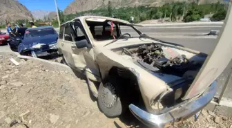 Erzurum'da trafik kazası: 2 kişi yaralandı