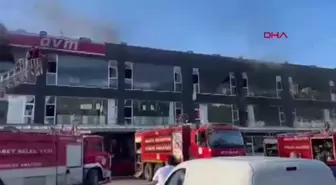 Amasya'da bir alışveriş merkezinde çıkan yangın söndürüldü