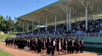 Erzurum Atatürk Üniversitesi Mezuniyet Töreninde Filistin'e Destek