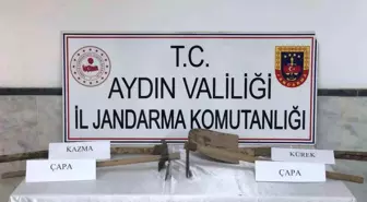 Aydın'da Kaçak Kazı Yapan 5 Şüpheli Yakalandı