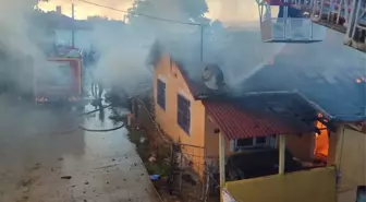 Samsun'un Ladik ilçesinde çıkan yangın söndürüldü