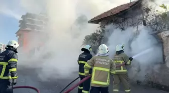 Kırıkkale'de müstakil evde çıkan yangın hasara neden oldu