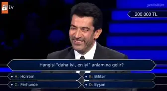 Hangisi 'daha iyi, en iyi' anlamına gelir? Kim Milyoner Olmak İster 30 Haziran Sorusu Cevabı Nedir? 100 Bin TL'lik soru ve cevabı ne?