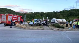 Samsun'da trafik kazası: 2'si ağır 9 kişi yaralandı