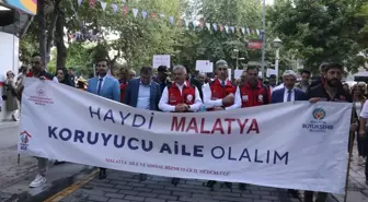 Malatya'da Koruyucu Aile Günü Yürüyüşü Düzenlendi