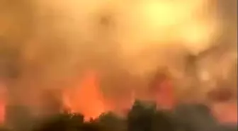 Çankırı'da Kızılırmak Nehri'nde Çıkan Yangın Söndürüldü