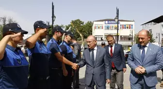 Sakarya Valisi Yaşar Karadeniz, Geyve Belediye Başkanı Selçuk Yıldız'ı ziyaret etti