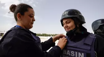 Yabancı Medya Mensupları Savaş Muhabirliği Eğitimini Değerlendirdi