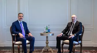 Azerbaycan Cumhurbaşkanı İlham Aliyev, Dışişleri Bakanı Hakan Fidan'ı kabul etti