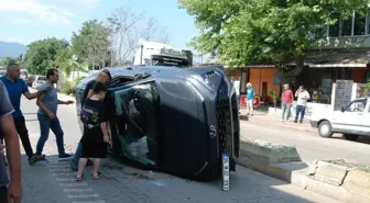 Çanakkale'de Otomobil Takla Attı: Sürücü Yaralandı