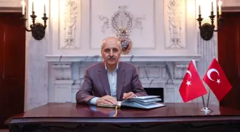 TBMM Başkanı Numan Kurtulmuş, Türkiye'nin Washington Büyükelçiliği'ni ziyaret etti