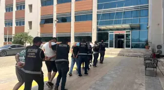 İzmir'de EYP ile iş yerlerine baskı ve tehdit uygulayan 6 şüpheli yakalandı