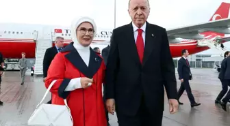 Cumhurbaşkanı Erdoğan, Türkiye-Hollanda maçını izlemek üzere Almanya'ya geldi