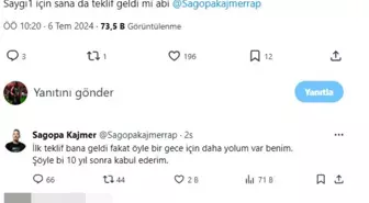 Sagopa Kajmer, Saygı1 için teklifi reddetti