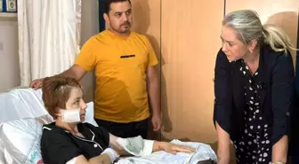 AK Parti İzmir Milletvekili Ceyda Bölünmez Çankırı, Torbalı'daki patlamada hayatını kaybedenlerin ailelerine taziye ziyaretinde bulundu