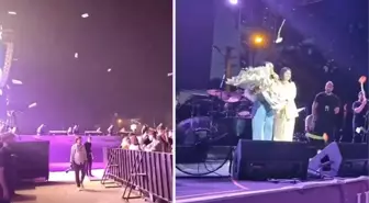 Van konserinde sahnesine pet şişeler fırlatılmıştı! Şarkıcı Bengü'ye Edirne'de çiçek yağdı