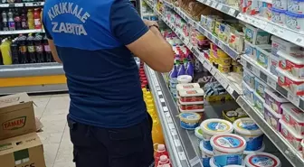 Kırıkkale Belediyesi Zabıta Müdürlüğü Zincir Marketlerde Denetim Yaptı