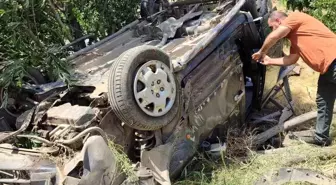 Van'da hafif ticari kamyonetin takla atması sonucu 3 kişi yaralandı