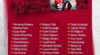 Galatasaray'ın Avusturya kampı için oyuncu kadrosu belli oldu