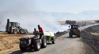 İzmir Kemalpaşa'da Tarım Arazisinde Yangın Çıktı