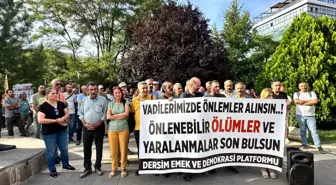 Tunceli'de Kaya Düşmesi Kazaları İçin Önlem Talebi