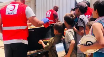 Gazze'de Türk Kızılay, akut açlık tehlikesi altındaki halka destek oluyor