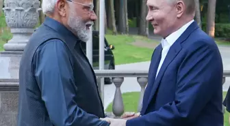 Hindistan Başbakanı Modi, Rusya Devlet Başkanı Putin ile görüştü