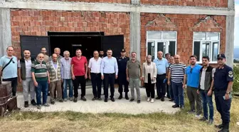 Sinop'un Boyabat ilçesinde Kaymakam Enver Yılmaz köy ziyaretlerinde bulundu