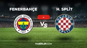 Fenerbahçe Hajduk Split maçı kaç kaç, bitti mi? MAÇ SKORU! Fenerbahçe Hajduk Split maçı kaç kaç, canlı maç skoru!