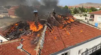 Konya'da Yangında Anne ve Oğul Hayatını Kaybetti