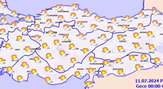 11 TEMMUZ PERŞEMBE HAVA DURUMU | Bugün hava nasıl olacak? Meteoroloji Genel Müdürlüğü hangi iller için yağış uyarısı verdi?