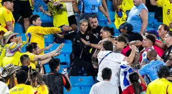 Copa America yarı finalinde Uruguaylı oyuncularla taraftarlar arasında kavga çıktı