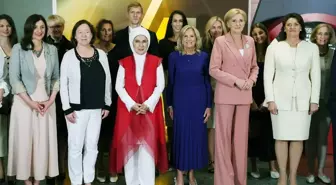 Emine Erdoğan, Jill Biden'ın ev sahipliğindeki resepsiyona katıldı